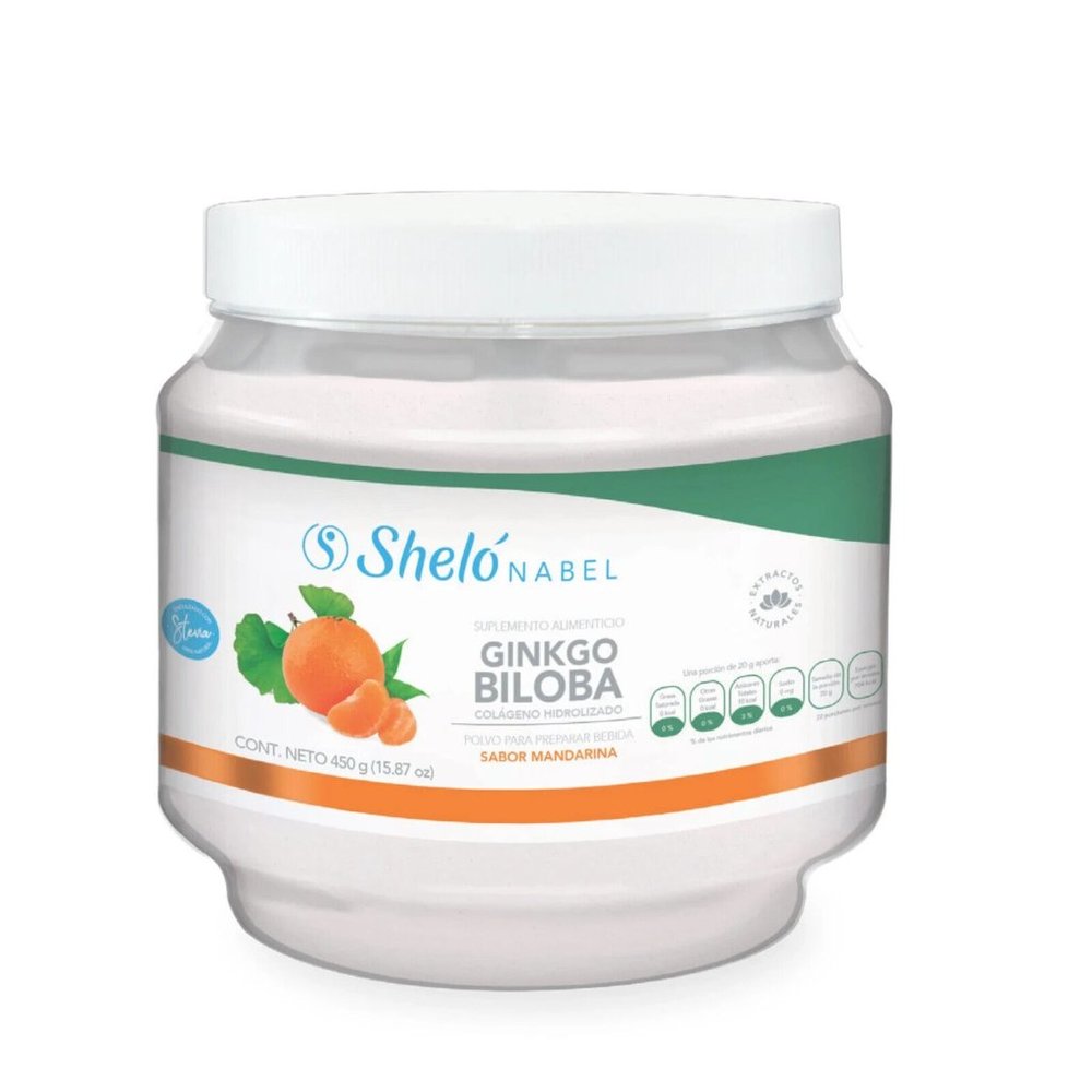 GINKGO BILOBA COLAGENO HIDROLIZADO Fortalece sistema immune-memoria bote de 450g